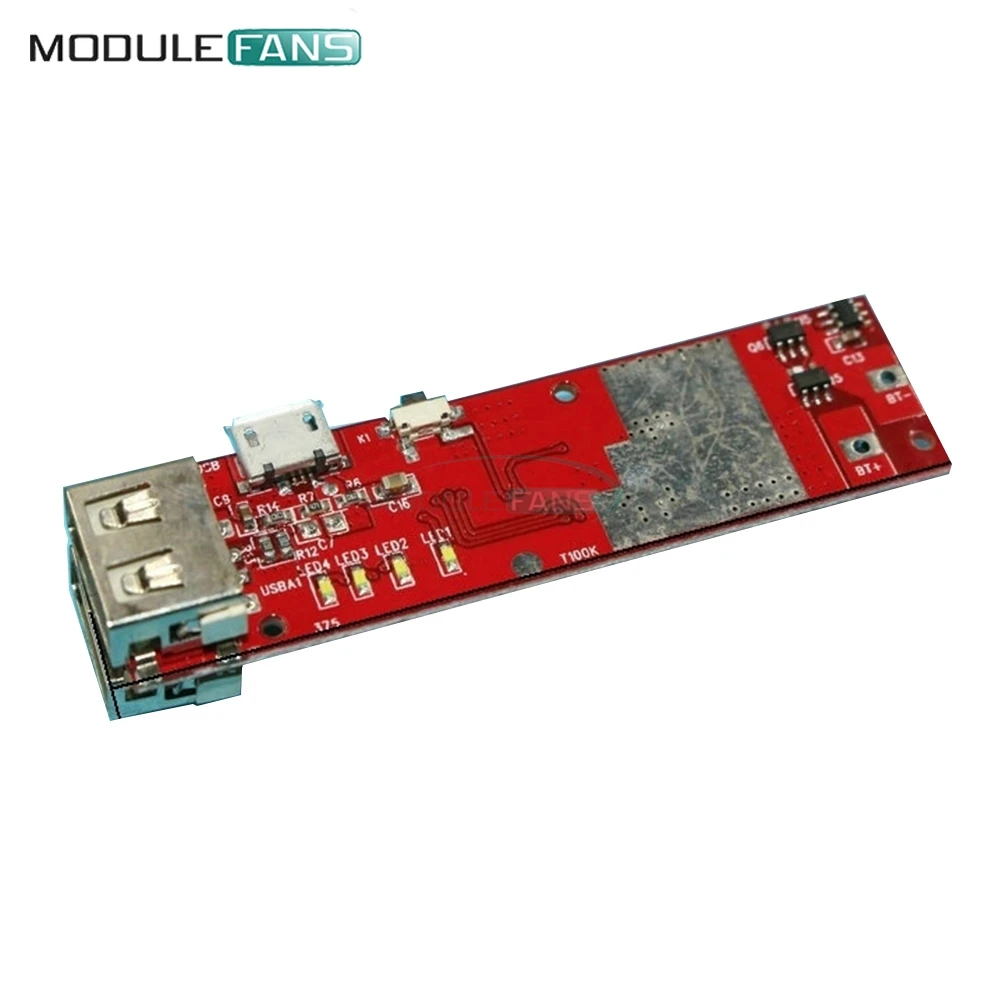 

2A High Current IP5189 Chip Double Two Dual USB Port With Charging Indicator Mobile Power Charger Module Board Micro USB