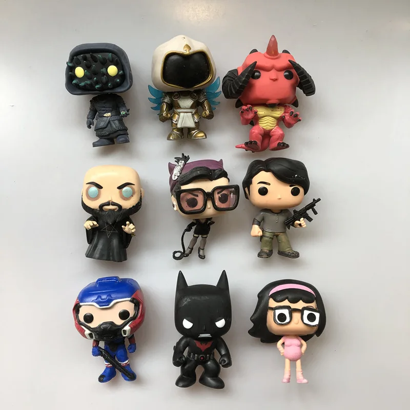 Оригинальный Funko pop использованные игры Hellboy Rasputin кошка женщина будущее Бэтмен