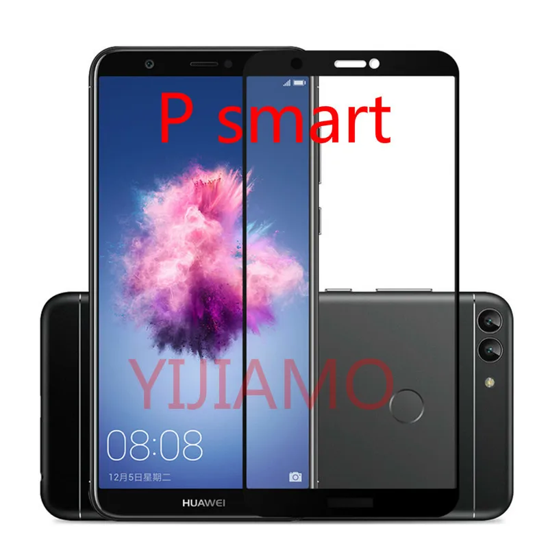 P Smart 3D 9H закаленное стекло для Huawei 2019 PSmart plus arc полное покрытие защитная пленка