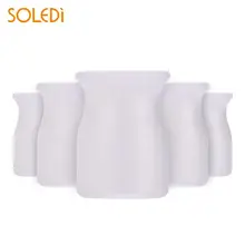 Экономические окружающую среду чашки для пудинга чашки для десерта прозрачные одноразовые салат, торт на день рождения емкость для смузи