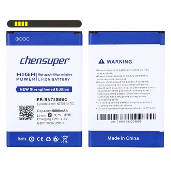 

5600mAh EB-BN750BBC Mobile Phone Battery for Samsung Galaxy Note III Neo / Note 3 neo / N7505 / N750 /Galaxy note 3 mini Battery