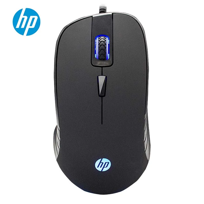 Проводная Оптическая USB игровая мышь HP G100 2000DPI белая/черная проводная для