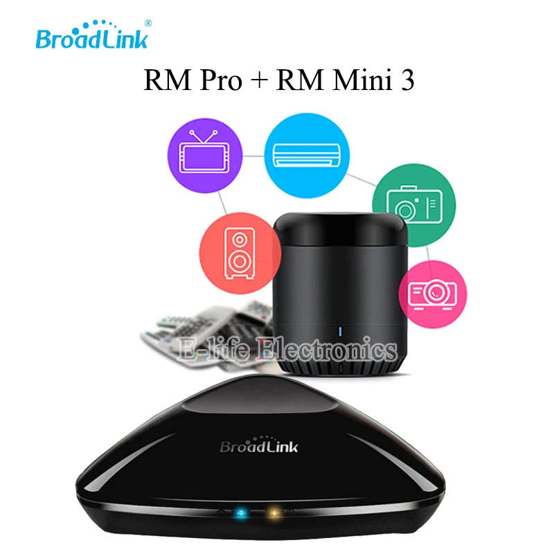 Broadlink RM33 RM PRO+ Universal Remote Control IR RF +RM Mini3 New Smart Home Automation IR Universal Intelligent WiFi/IR/4G Broadlink RM33 RM PRO+ Universal Remote Control IR RF +RM Mini3 New Smart Home Automation IR Universal Intelligent WiFi/IR/4G