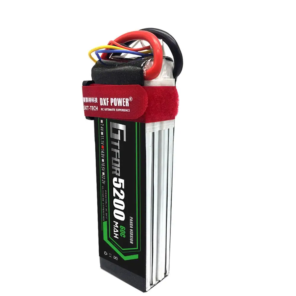 Батарея GTFDR 14 8 v 5200mah 50C 100C T/XT60 RC вертолет автомобиль лодка Квадрокоптер игрушки с