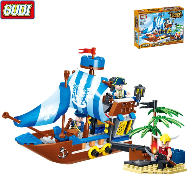 Pirates Stronghold Brick 200pcs Bounty Pirate Ship Building Blocks Christmas Gifts font b Toys b font