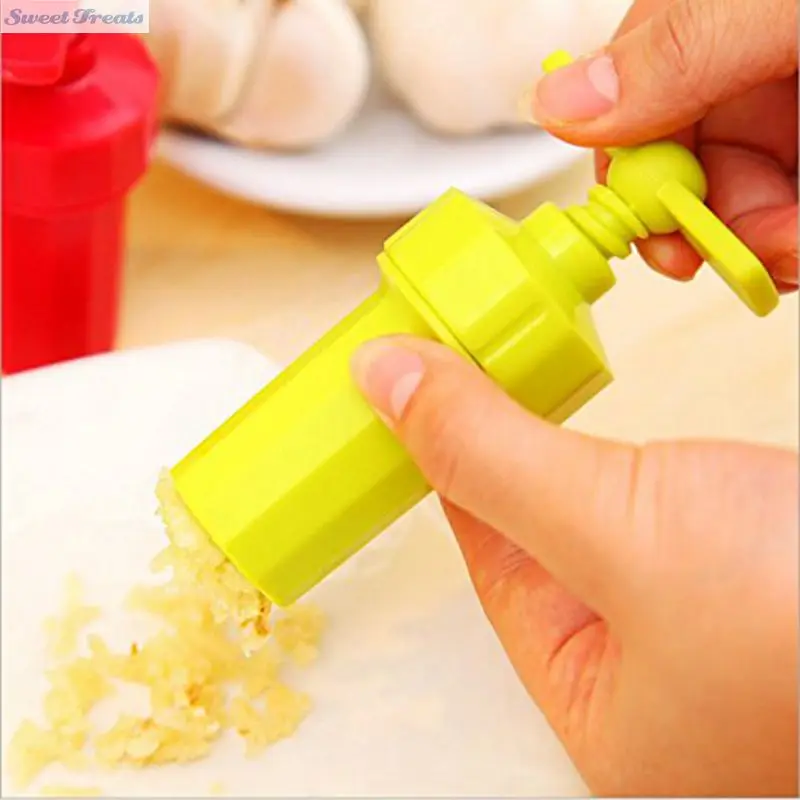 

Sweettreats New Kitchen Ginger Garlic Manual Press Twist Cutter Crusher Cooking Tool Plastic Garlic presses Blenders peeler