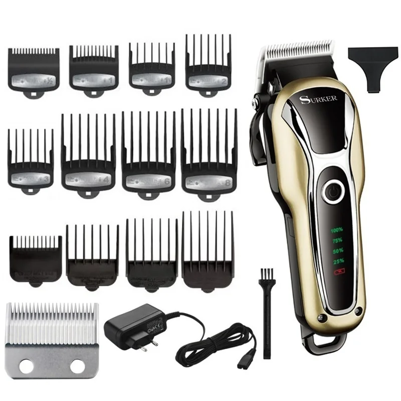 Powerful adjustable hair clipper professional hair cutter ...