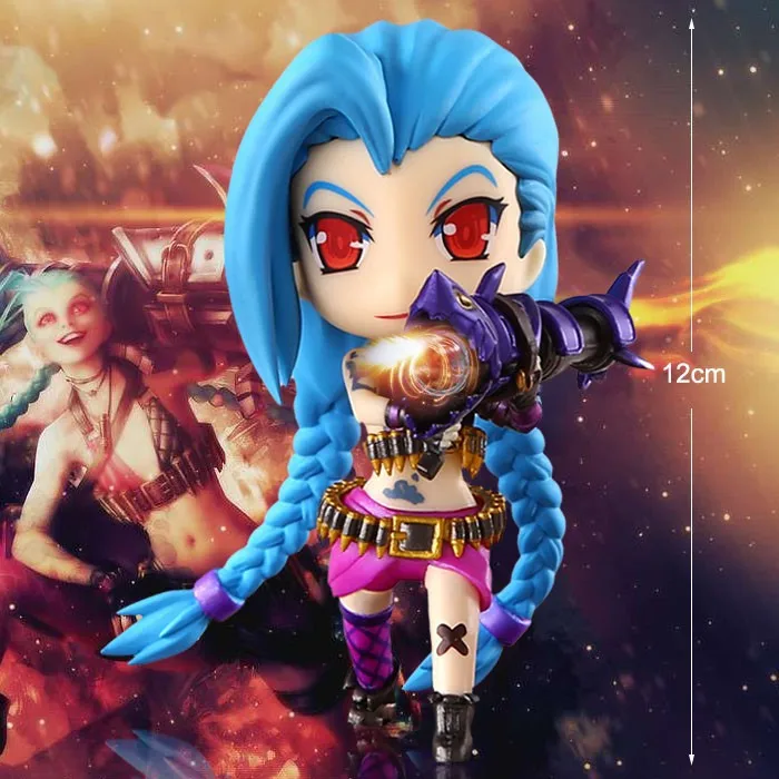 Jinx Dolls Toys PVC High Quality Come With Color Box 10 12 CM