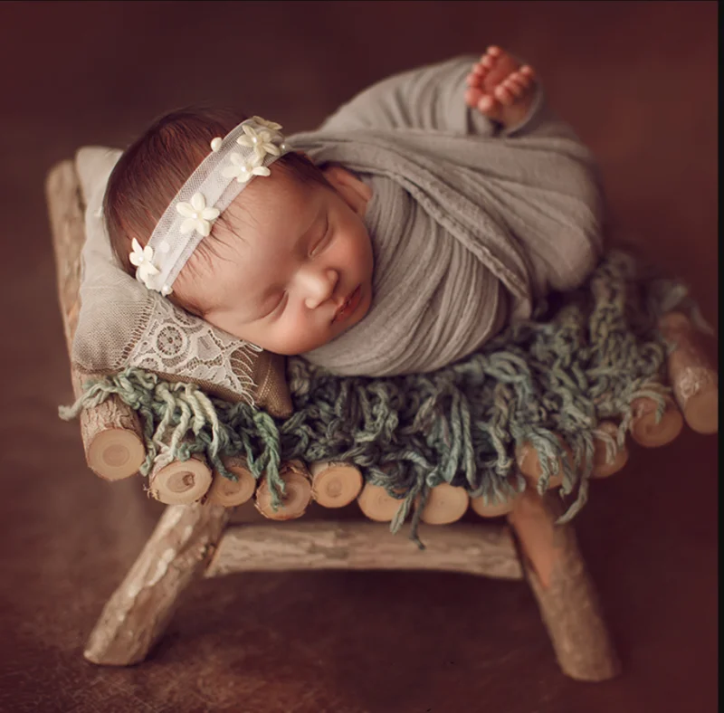 Lace Baby Posing Pillows Newborn Photograph Props Cotton Infant Photo Posing Props Basket Accessories
