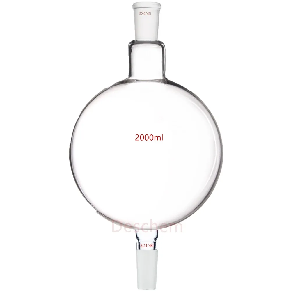 

2000ml,24/40 Glass Chromatography Reservoir Flask,2L Chemical Received Bottle