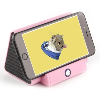 

Mobile phone stand speaker BC-168 wireless mutual inductance sound Portable speaker Compatible with mobile phones and MP3 girl