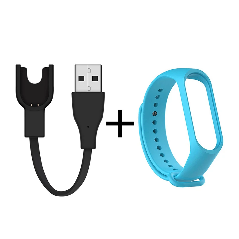USB кабель для зарядки Xiaomi Band 3 xiaomi band ремешок спортивный силикон Mi Зарядка линия