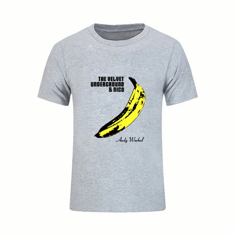 В Velvet Underground Для мужчин 3D футболка группа панк рок с короткими рукавами для