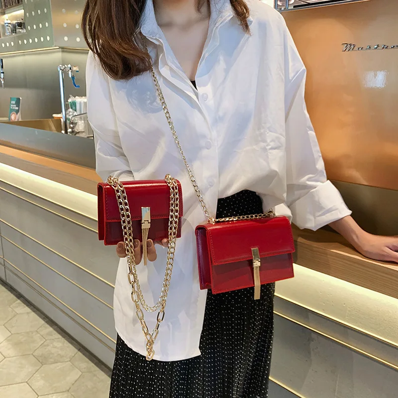 

Female Crossbody Bag Women 2019 Quality PU Leather Luxury Handbag Designer Sac A Main Ladies Chain Tassel Shoulder Messenger Bag
