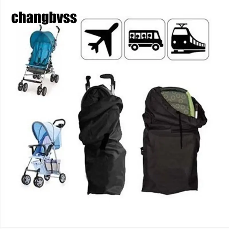 Gate Check Pram Travel Bag Umbrella Stroller Pushchair Buggy Waterproof Cover UK 