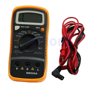 

BM500A 1000V 1999M Digital Insulation Resistance Tester Meter Megohmmeter Megger
