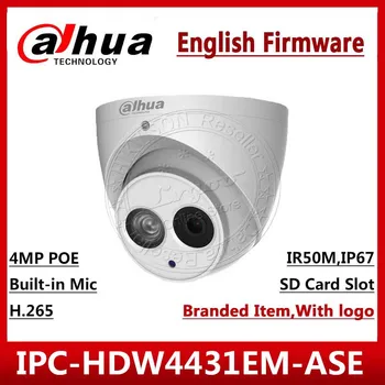 

Dahua 4MP IPC-HDW4431EM-ASE POE IR eyeball IPC-HDW4431EM-AS H.265 English Version DH-IPC-HDW4431EM-AS CCTV Network IP camera