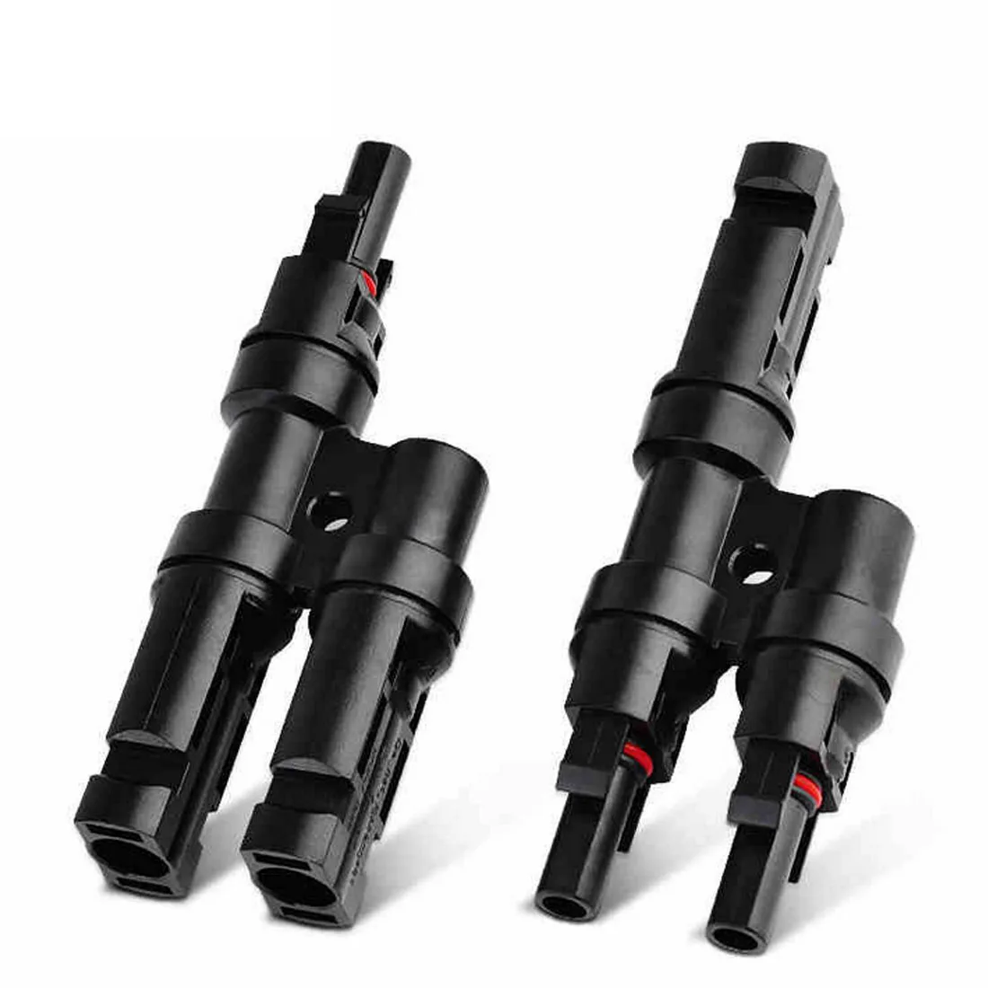 

New 1Pair X Multi T Branch Mc4 Connector For Solar Panel Parallel Connection Branch Two Pv Module Panel Connect Solar System