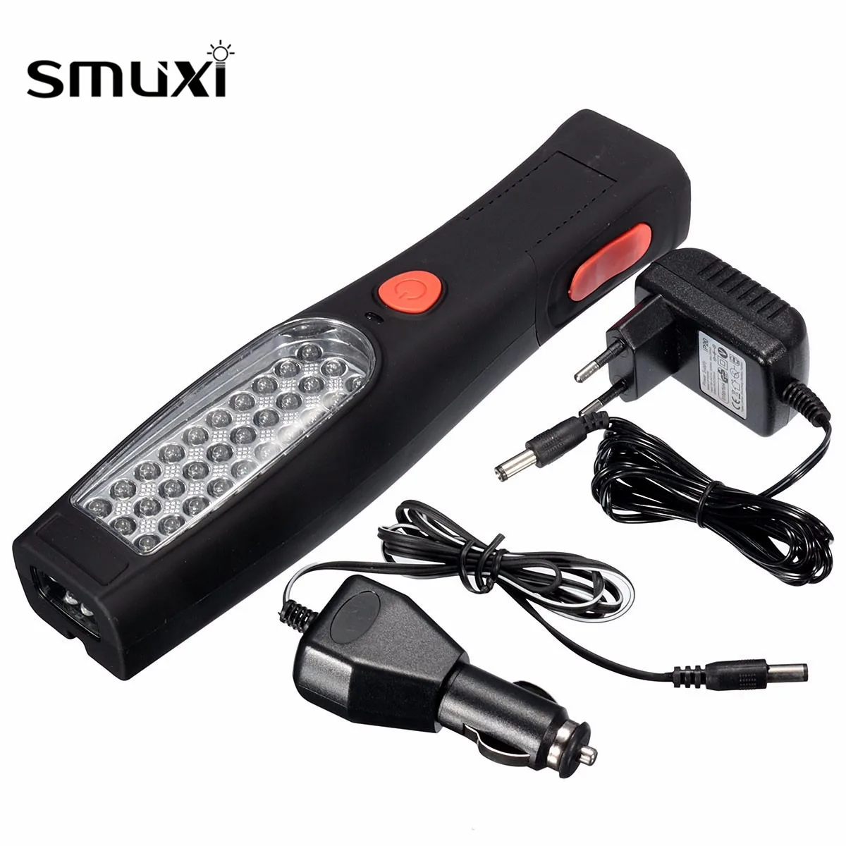 

Smuxi Rotation Megnet 30+5 LED Rechargeable Flexible Inspection Lamp Torch Work Light Pr Voiture Travail