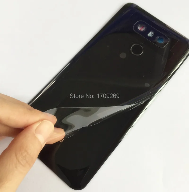 Запасная часть для LG G6 Задняя крышка объектива камеры задняя стекла батареи