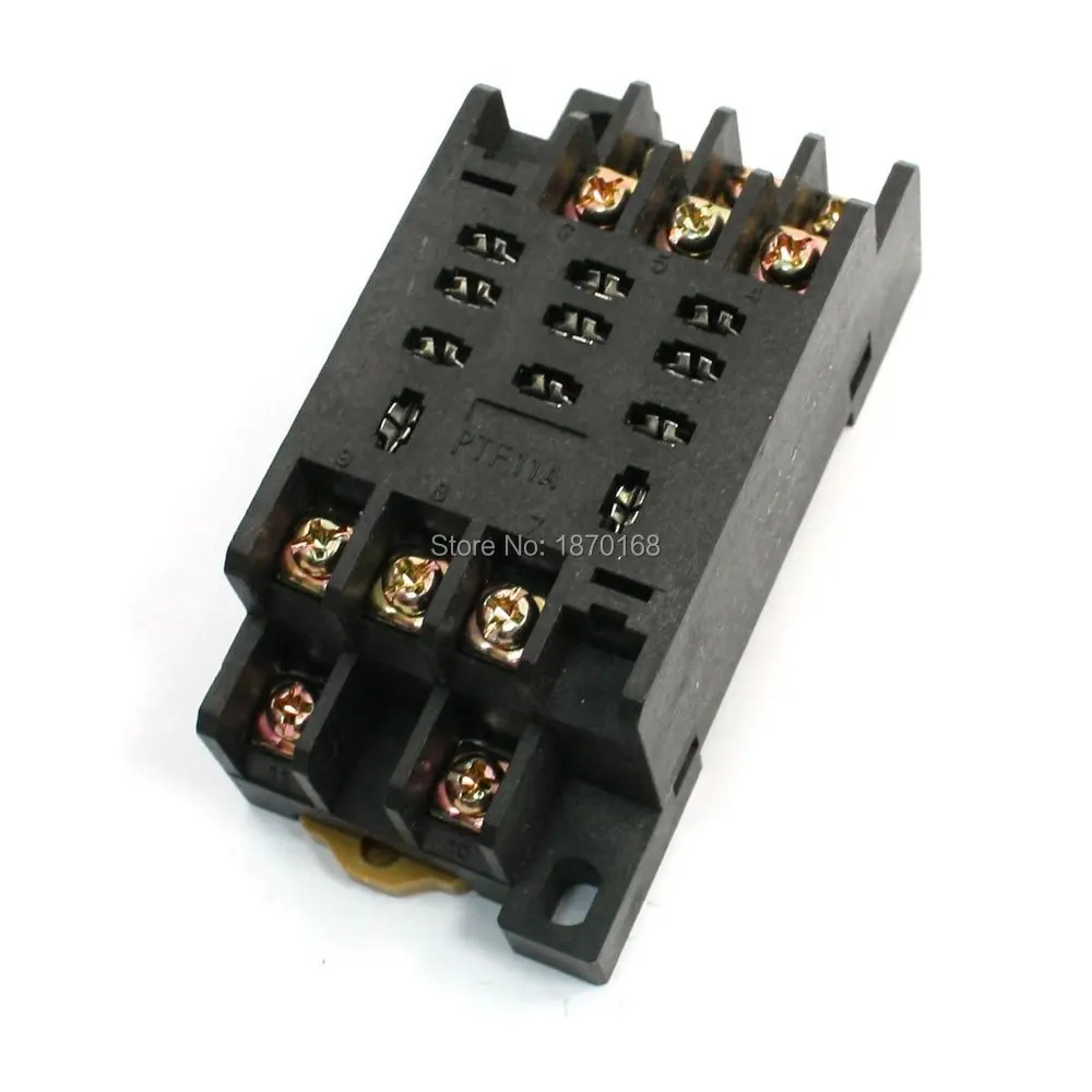 

Pyf-11a tujuan umum estafet Socket dasar 11 P DIN rel Mount untuk LY3 HH63P