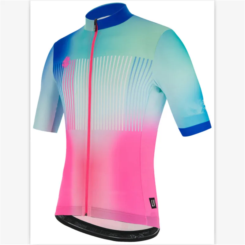 2019 new style men cycling jersey set UCI pro team jersey summer pink women triathlon suit Outdoor sports bike clothes custom