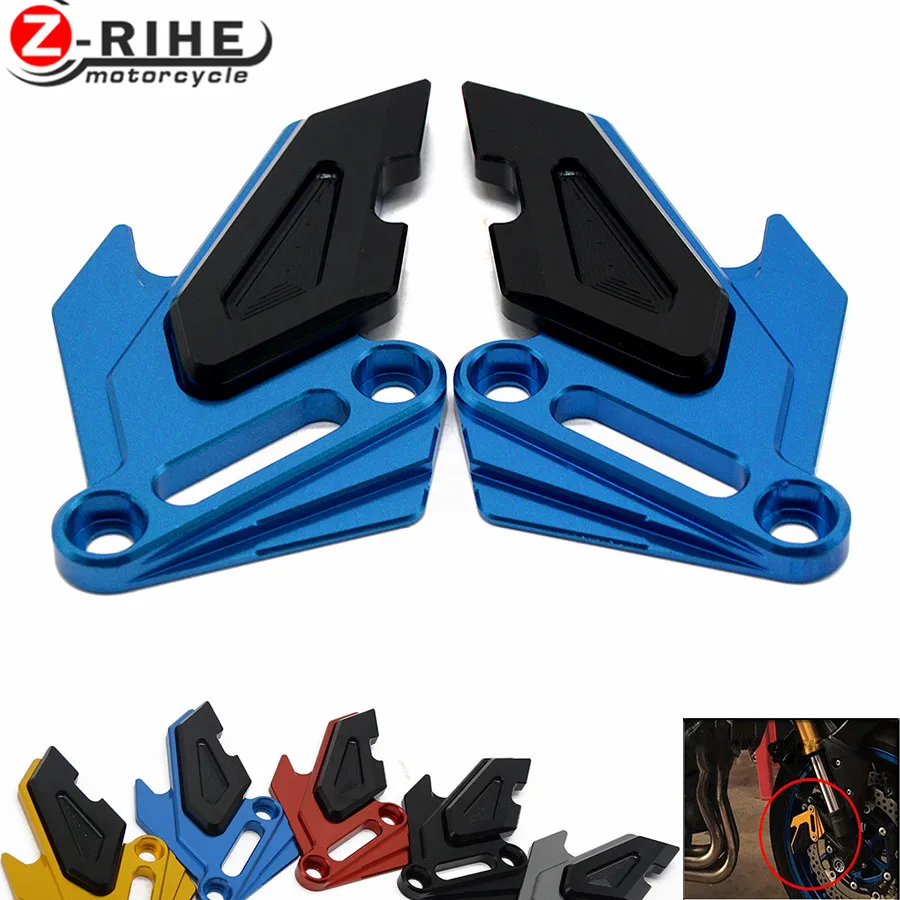 Motorcycle Accessories Green Black Front Brake Disc Caliper Brakecaliper Guard Protector Cover For Kawasaki Z900 17 Z800 13-16