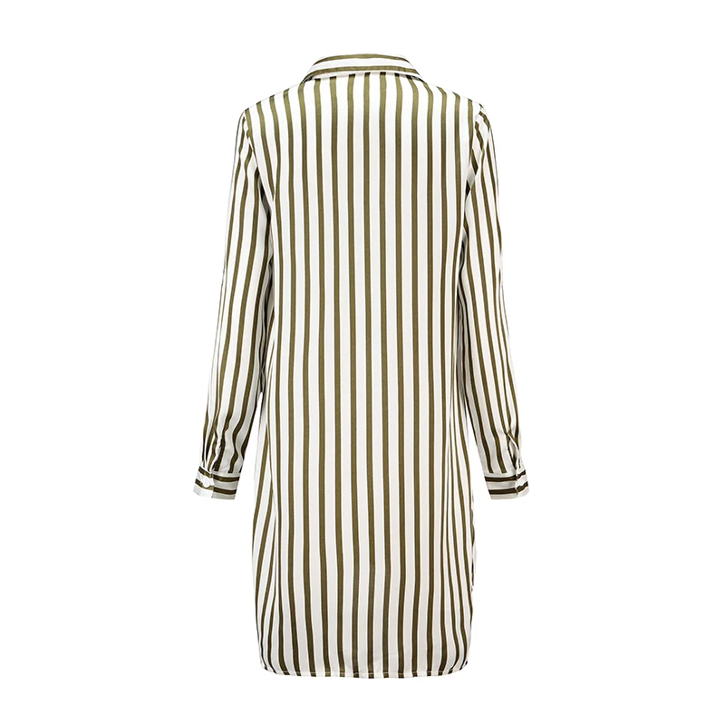 JYSS autumn green striped blouse women turn down collar lady blouses split irregular office lady womens tops and blouses 81768 JYSS autumn green striped blouse women turn down collar lady blouses split irregular office lady womens tops and blouses 81768