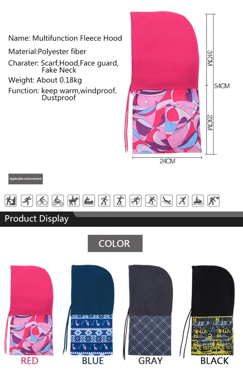 Anti-haze Caps Camping Hiking Skiing Face Masks  (9)