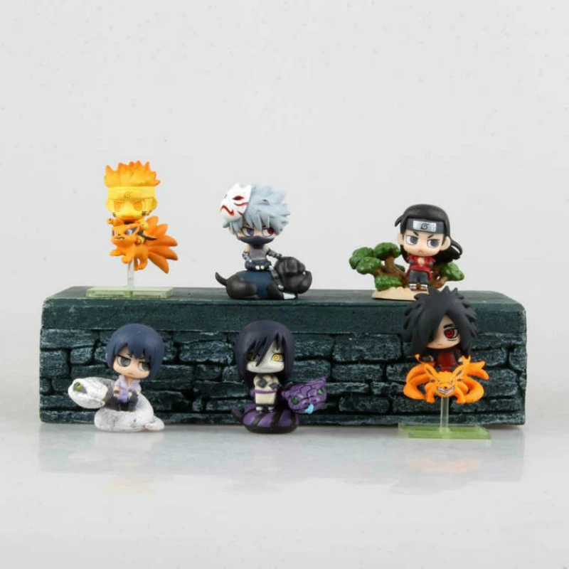 Экшн фигурки из аниме Наруто 6 шт./компл.|naruto sasuke|figure actionanime figure action |