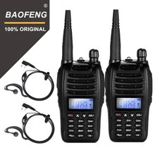 2 шт BaoFeng UV-B6 Портативный иди и болтай Walkie Talkie “иди и УФ B6 двухстороннее радио двухдиапазонный УКВ/UHF Woki токи 5 Вт фм радио станция