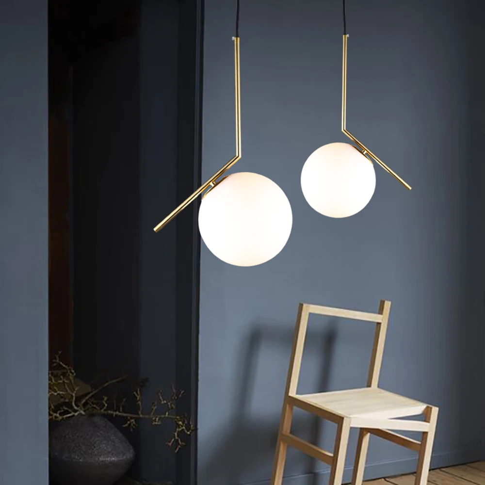 Nordic Style Pendant Lamp Modern 110-220v Glass Ball Pendant Light Led Wrought Iron Pendant Lamp Luminarias Nordic Style Pendant Lamp Modern 110-220v Glass Ball Pendant Light Led Wrought Iron Pendant Lamp Luminarias