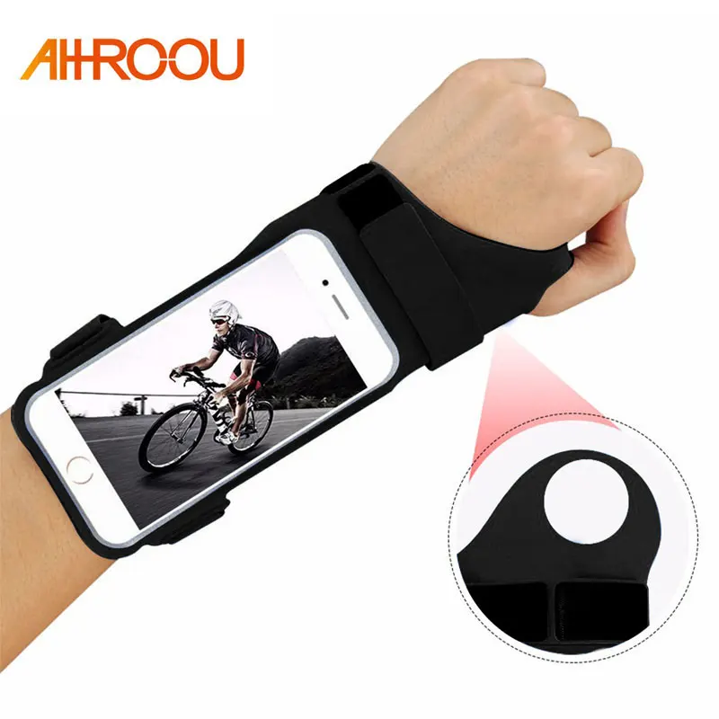 Koop AHHROOU Nieuwe Mode Running Sport Armband Voor iPhone 7 8 Plus X Sport Armband Outdoor Universele Jogging Waterdichte Sport Armband