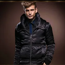 FanZhuan Новые модные повседневные мужские зимние пальто Теплые метросексуальный характер пальто куртка 13626 дворцовый черный