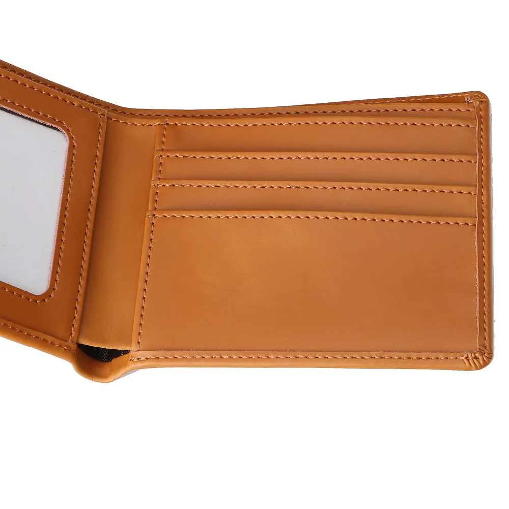 Мужской кошелек из 100% натуральной кожи с гравировкой Rfid отделением для
