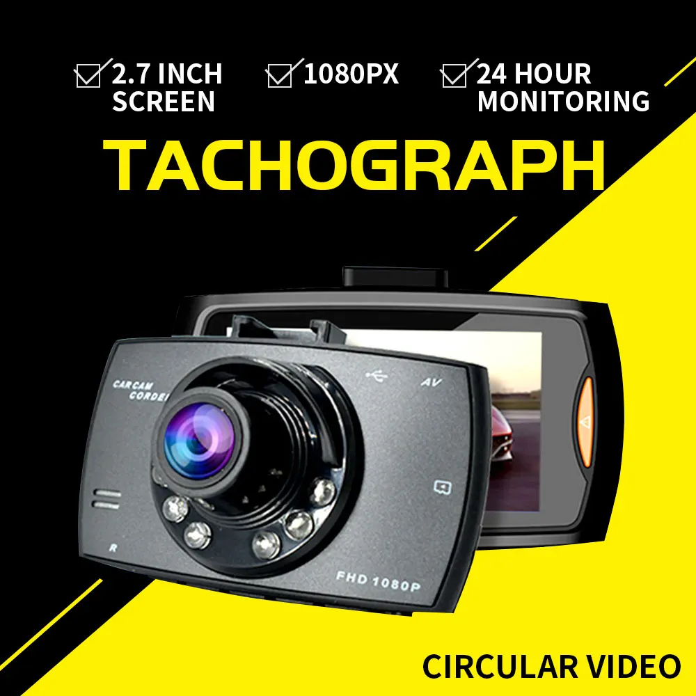 

E high definition camera Smart Dash Camera International Version WiFi Night Vision HD 1080P 2.7" 165 degree