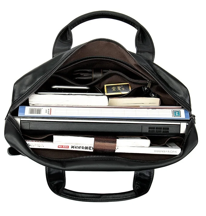 Портфель Мужская сумка натуральная кожа мужской портфель большая емкость деловая мужская сумка через плечо сумки на плечо сумка для ноутбука