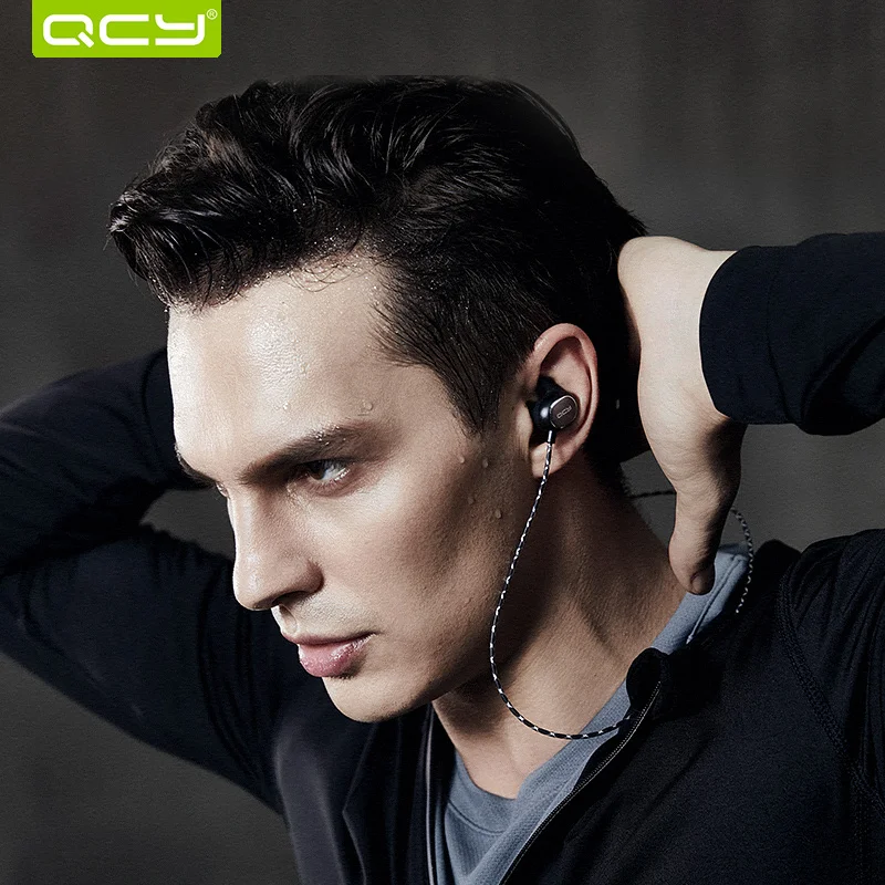 QCY QY19 Bluetooth наушники Беспроводной потонепроницаемая гарнитура спортивные