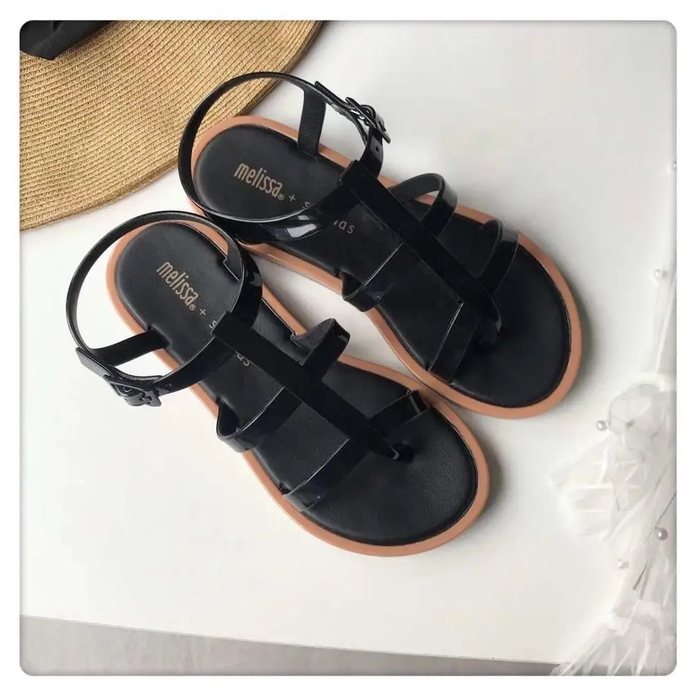 Новинка 2019 женские сандалии Melissa желе в бразильском стиле летняя женская
