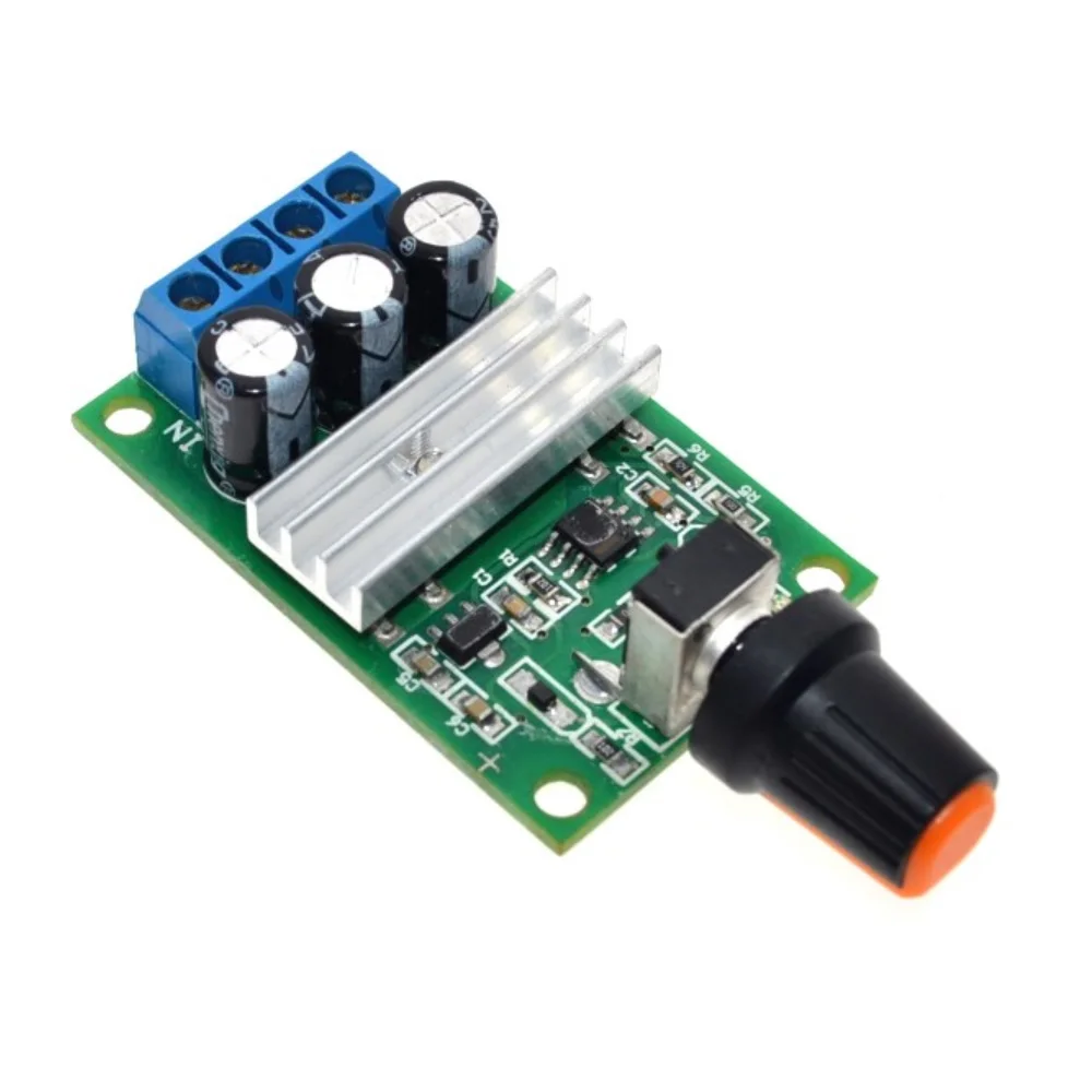 DC 6V 12V 24V 28VDC 3A 80W ШИМ регулятор скорости двигателя регулируемое управление
