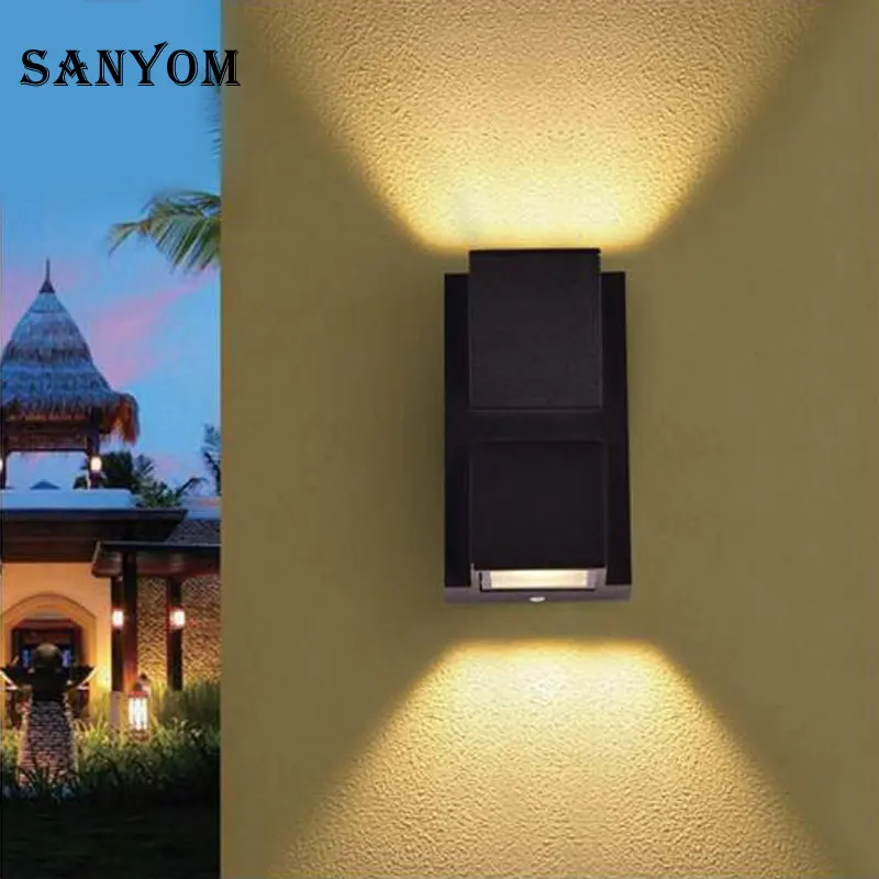 

LED Wall Light Wall Modern Simple Lamp project Decor AC 85-265V Waterproof Outdoor Lighting For Swimming Pool Garden Home patio