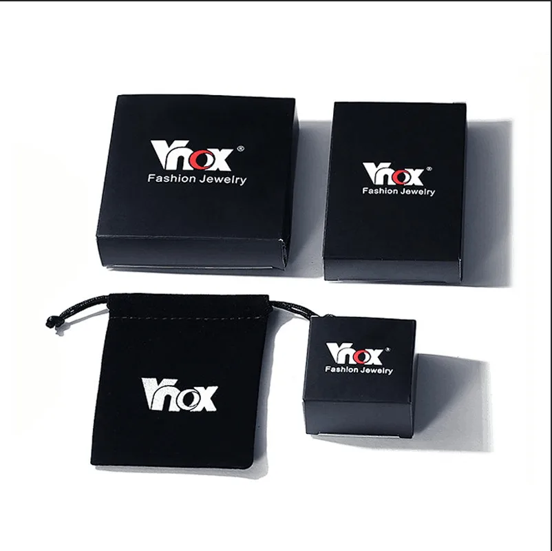 Vnox 11 мм уникальные черные кольца для женщин шикарные CZ камни нержавеющая сталь