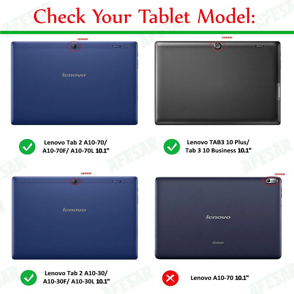 Capa para Lenovo Automático para Lenovo 10 Capa Inteligente Ultra Fina Leve Despertar Tab3 Plus 10.1 Tab 2 A10 - 3 - Imagem 2