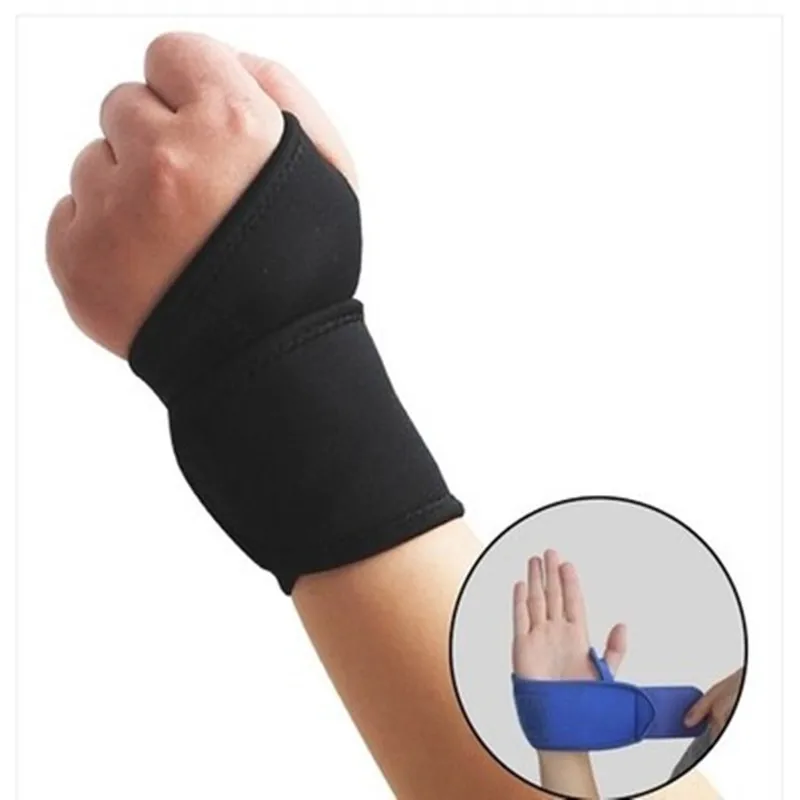 AOLIKES Wrist Support Black Thumb protection Outdoor Sports Wristband
