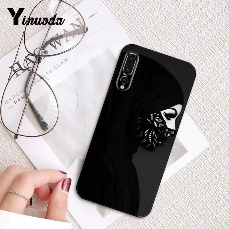 Oriental Woman In Hijab Face Muslim Islamic Gril Eyes Phone Case