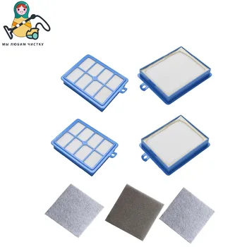 

7-Pack CLEAN DOLL motor cotton HEPA filter for vacuum cleaner Philips filters FC9174 FC9150 FC9170 FC9195 FC8031