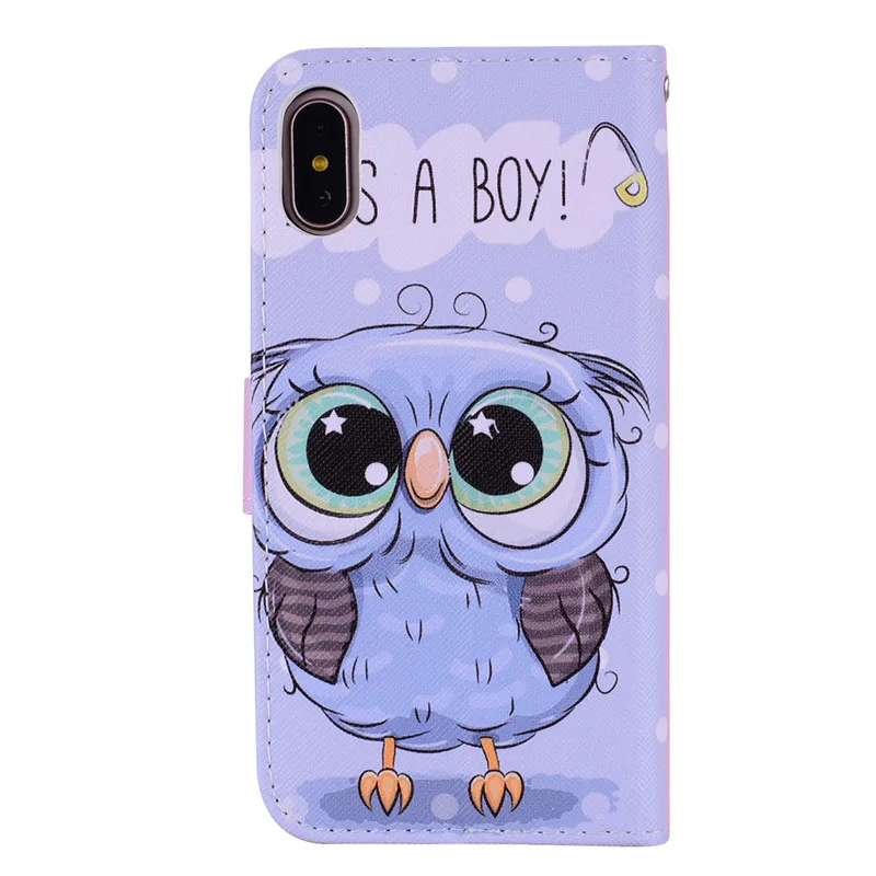 Flip Leather Case on For Coque iPhone XS Max Case For Fundas iPhone 6 6S 8 7 Plus 5 5S X XS XR Cover Painted Wallet Phone Cases Flip Leather Case on For Coque iPhone XS Max Case For Fundas iPhone 6 6S 8 7 Plus 5 5S X XS XR Cover Painted Wallet Phone Cases