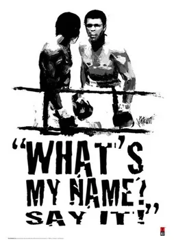 

Vintage Muhammad Ali Boxing What's My Name Retro Poster Canvas Painting DIY Wall Paper Posters Home Decor Gift