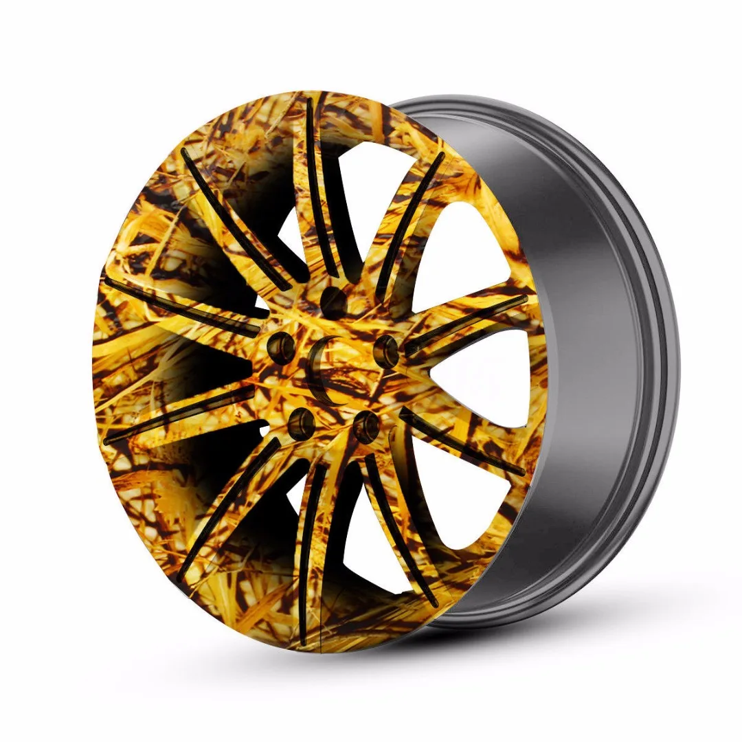 New PVA  Ornate Fallen Leaves Hydrographic Water Transfer Film Printing Hydro Dip