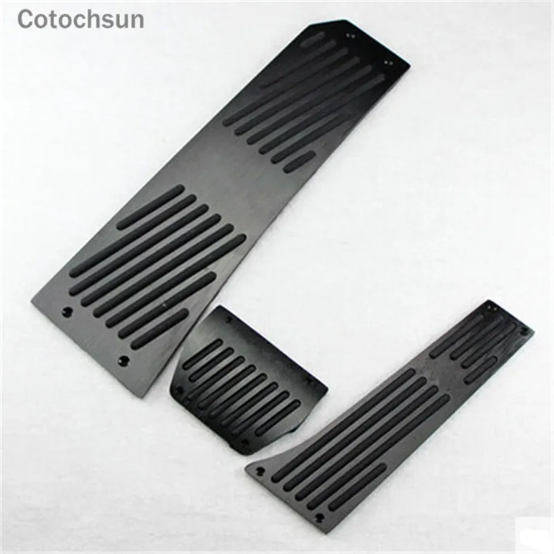COTOCHSUN автомобильный черный случае педаль для BMW 5 серии F07 F08 F10 F11 F18/6-serie F06 F12 F13 /7 серии F01 F02 F03/X3 X4 F25 F26 Z4 E85 - Название цвета: AT black 3pcs